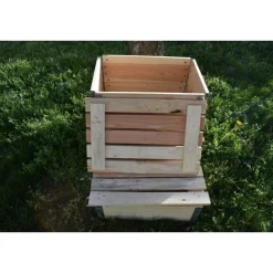 MULTITANKS - Composteur évolutif en bois naturel de 192 litres 800x600mm