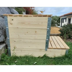 MULTITANKS - Composteur évolutif en bois naturel de 570 litres