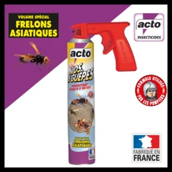 MULTITANKS - Lot de 2 aérosol acto spécial nids de guepes - efficacité professionnelle - volu