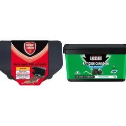 MULTITANKS - Raticide canadien 720 g et boîte sécurisée : votre allié anti-rongeurs