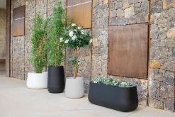 NEWGARDEN - Pot de fleurs camelia 60 ø59x39cm - bronze