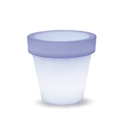 NEWGARDEN - Pot lumineux magnolia 80 solaire+batterie rechargeable led rgb avec télécommande ø80x76cm