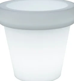 NEWGARDEN - Pot rond lumineux magnolia 120 lumière blanche froide par câble ø120x114cm