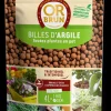OR BRUN - Obrpcdbilles4 - billes d'argile - favorise le drainage