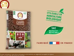 OR BRUN - Obrppou6u -paillage de pouzzolane - protection des plantes