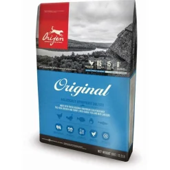 ORIJEN - Croquettes chien adulte sans céréales à la viande & au poisson - 6 Kg