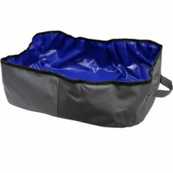 PARIS PRIX - Bac à litière pour chat "transportable" 46cm gris