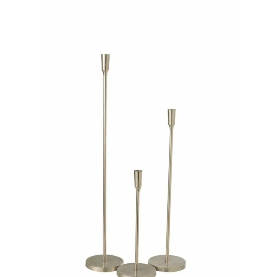 PARIS PRIX - Chandelier en métal "junany" 81cm argent