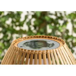 PARIS PRIX - Lampadaire d'extérieur en bambou 