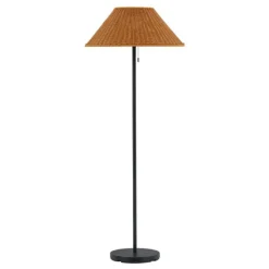 PARIS PRIX - Lampadaire d'extérieur "mabis" 150cm marron