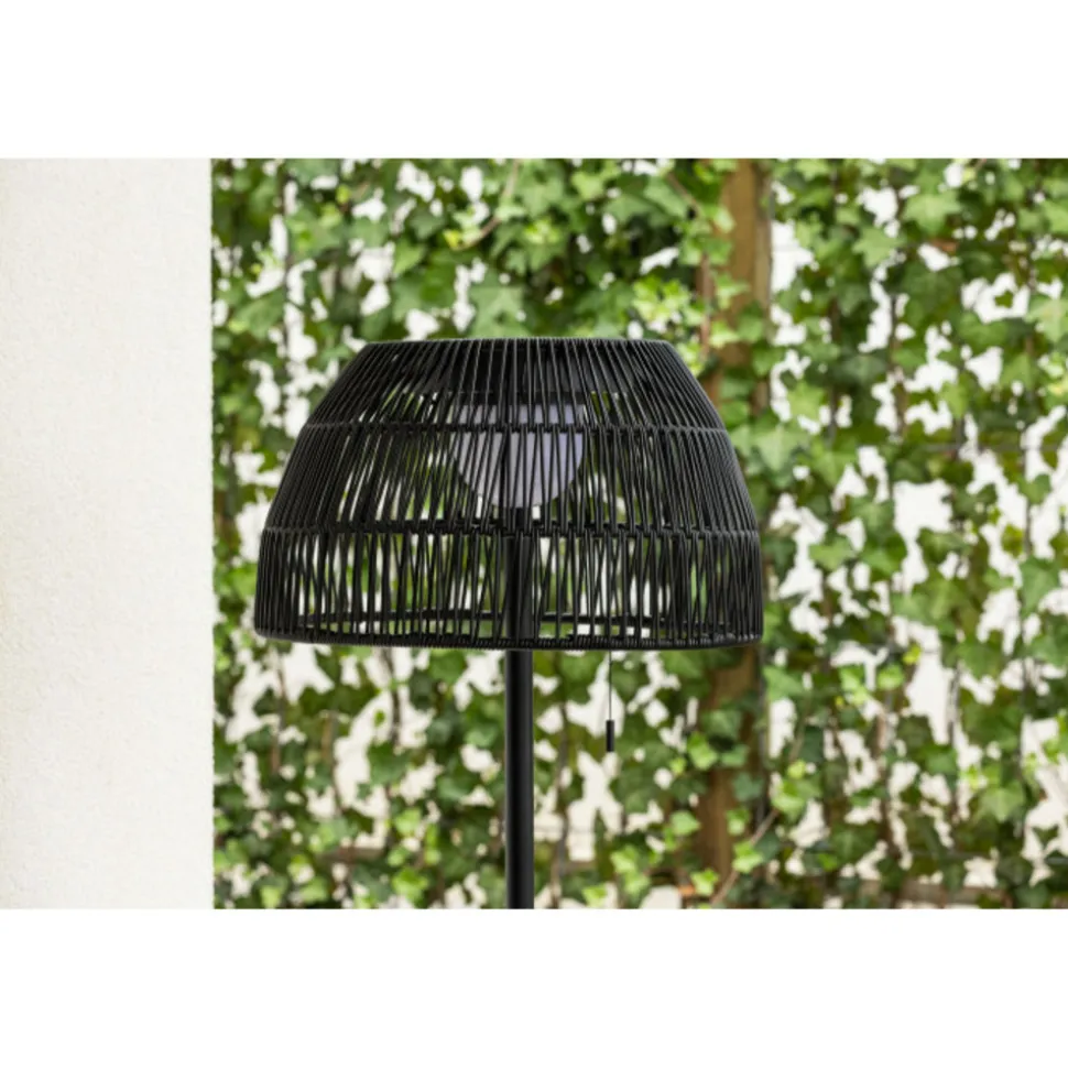 PARIS PRIX - Lampadaire d'extérieur design "mabis" 150cm noir