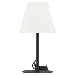 PARIS PRIX - Lampe à poser d'extérieur "moris" 52cm noir