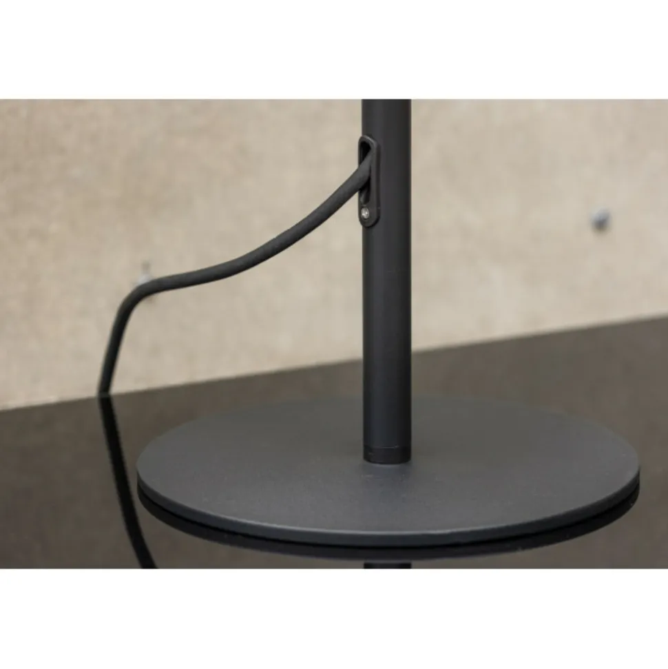 PARIS PRIX - Lampe à poser d'extérieur "moris" 52cm noir