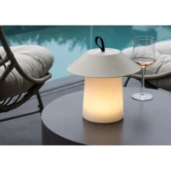 PARIS PRIX - Lampe à poser d'extérieur led 