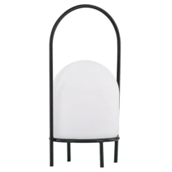 PARIS PRIX - Lampe à poser d'extérieur led "colie" 53cm noir