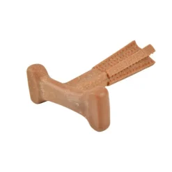 PARIS PRIX - Os à mâcher pour chien "poulet" 14cm marron