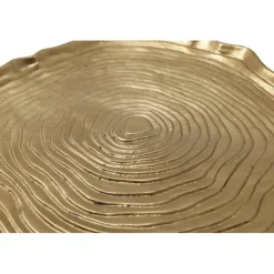 PARIS PRIX - Plateau décoratif "wood art" 39cm or