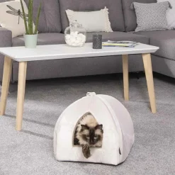 PARIS PRIX - Tente pour chat "sweet cat" 38cm écru