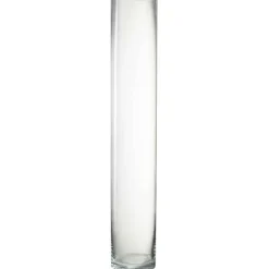PARIS PRIX - Vase design en verre "vola" 60cm transparent