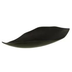 PARIS PRIX - Vide-poche design feuille "john" 34cm noir