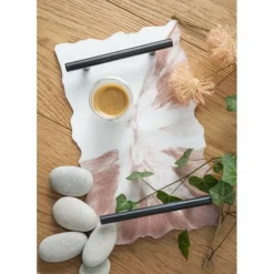 PÉBÉO - Moule plateau en silicone - géode - 32 x 18 cm