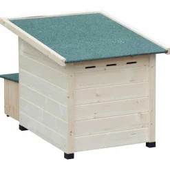 @PET - @pet maison hérisson xl 53x65x52cm bois blanc