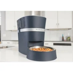 PETSAFE - - distributeur de croquettes automatique connecté smart feed pour chien/chat, avec minuterie, bol en acier inoxydable,