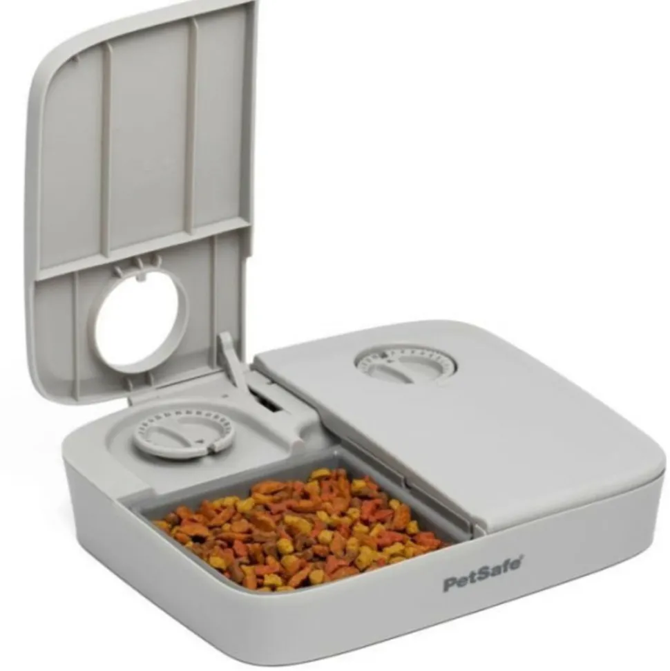 PETSAFE - Distributeur automatique - petsafe - 2 repas - plastique sans bpa - 300g capacité - minuterie réglable