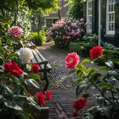 PLANT IN A BOX - Camélia - set de 3 - camellia japonica - hauteur 25-40cm - ⌀9cm