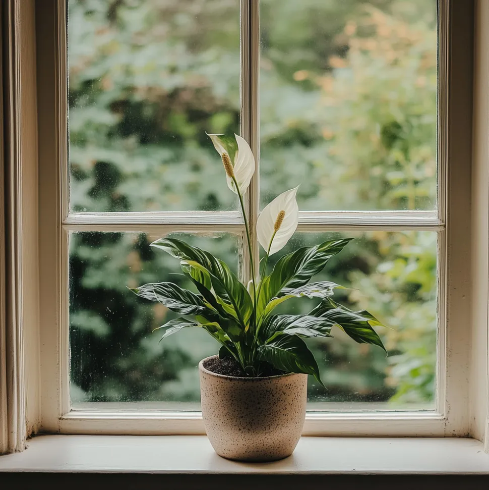 PLANT IN A BOX - Fleur de lune - spathiphyllum 'torelli' - hauteur 30-45cm - ⌀12cm