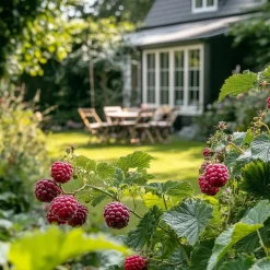 PLANT IN A BOX - Framboise de tay - set de 3 - rubus 'tayberry' - hauteur 25-40cm - ⌀9cm