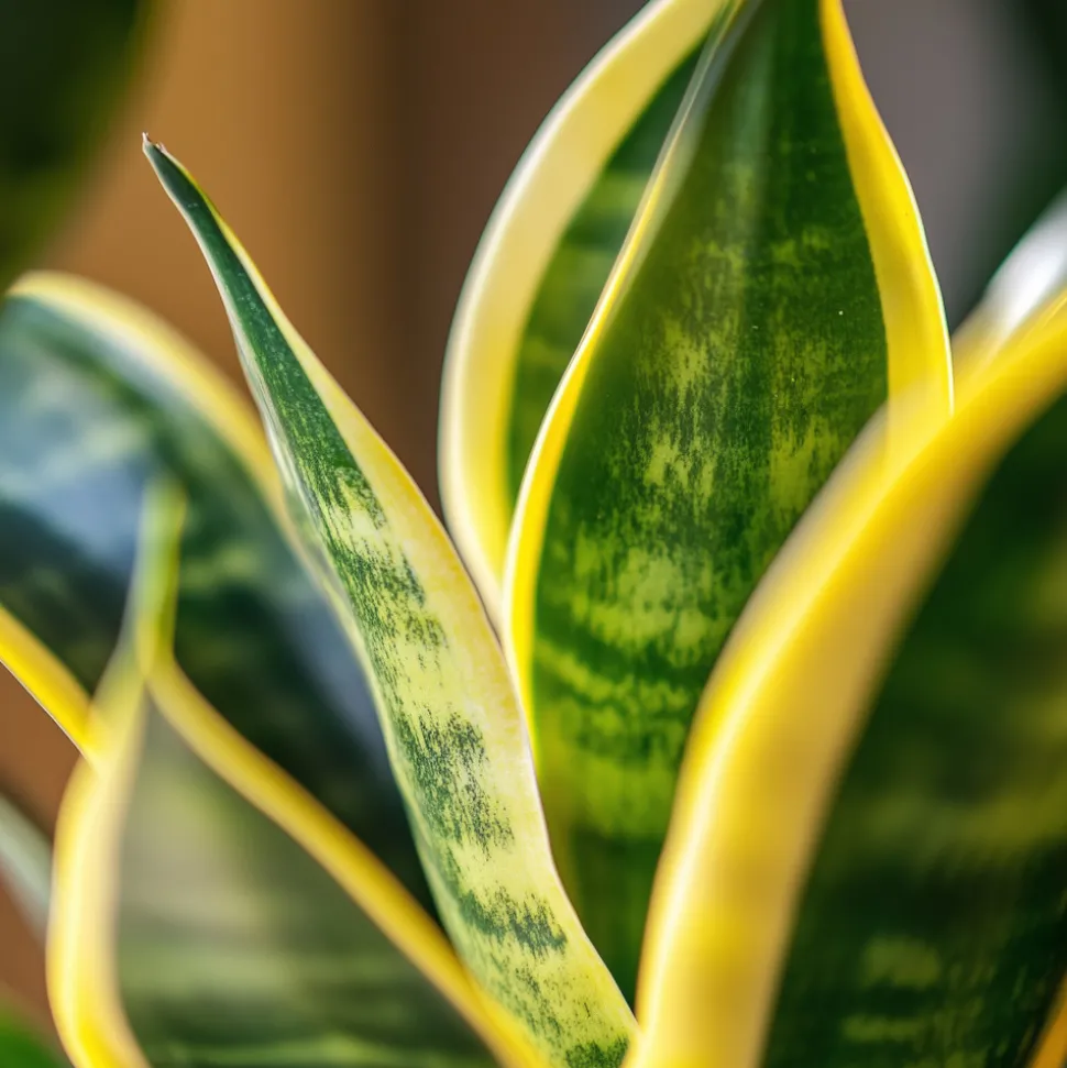 PLANT IN A BOX - Langue de belle-mère - sanseviera 'futura superba' - hauteur 35-40cm - ⌀12cm