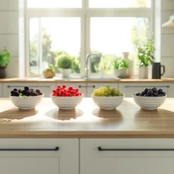 PLANT IN A BOX - Mélange de baies - set de 8 - rubus, rubrum, uva, fructosus - h25-40cm - ⌀9cm