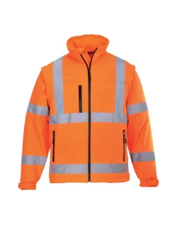 PORTWEST - Blouson hivis softshell (3 couches) couleur : orange taille s - portwest