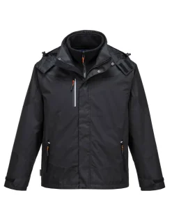 PORTWEST - Parka 3 en 1 radial couleur : noir taille xl - portwest