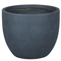 Pot de fleurs Kati oeuf anthracite - D.36,5xH.29,5