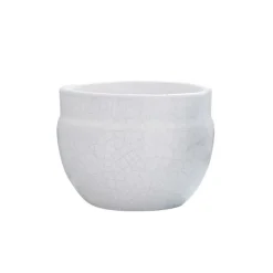 POTERIE D'ALBI - Pot d'intérieur Austral Faïence de Marbre D.20xH.16cm