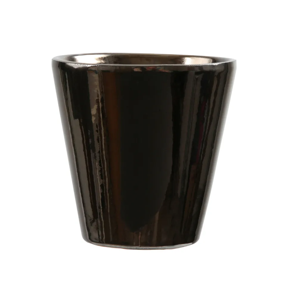 POTERIE D'ALBI - Pot d'intérieur Iliade, coloris mix Ø 10 x H. 10 cm