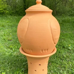 POTERIE JAMET - Base + corps + couvercle du lombricomposteur à étages (lisse ou motif)