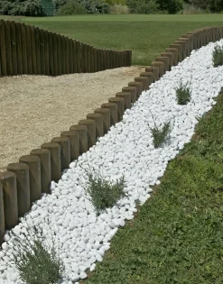 PRADIER - Galet roulé blanc carrare 15/25 en sac de 15 KG