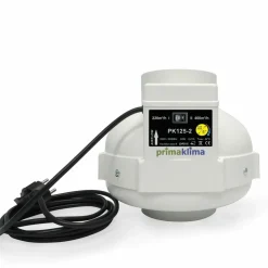 PRIMA KLIMA - Extracteur 2 vitesses 220 et 400m3/h - 125mm