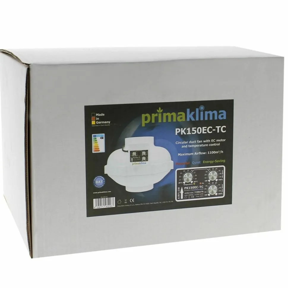 PRIMA KLIMA - Extracteur primaklima ec - ø 150mm - thermo control - 1100m3/h