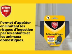 PROTECT EXPERT - Boitsou - boite appât souris - sécurisée avec clé de fermeture