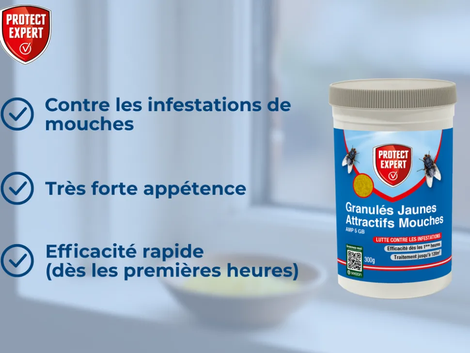 PROTECT EXPERT - Granulés anti mocuhes - efficacité rapide - très forte appétence - attractivité maximale