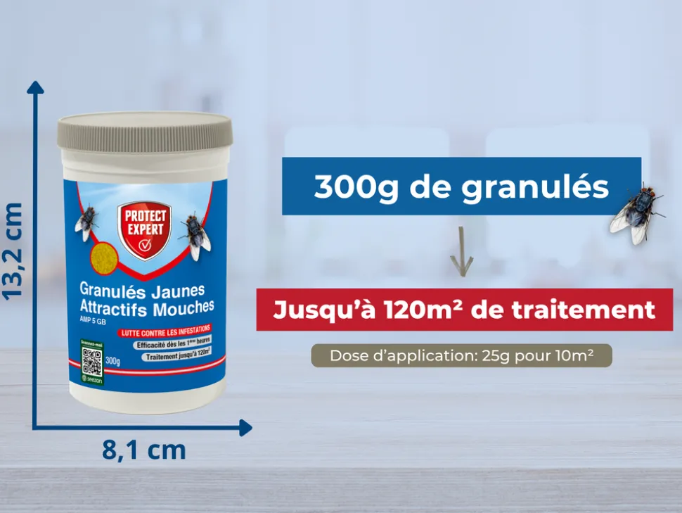 PROTECT EXPERT - Granulés anti mocuhes - efficacité rapide - très forte appétence - attractivité maximale