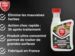 PROTECT EXPERT - Protect expert désherbant ultra concentré - cours allées terrasses - agit sous 3h - 800ml - jusqu鈥² traités procouru800