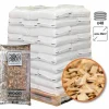 RACINE - Paillage biodégradable plaquettes forestières bois 48 sacs de 50l pour 48m2