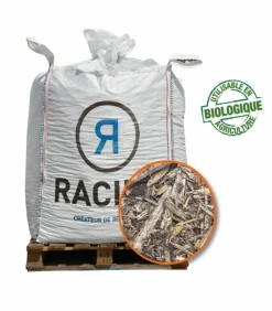 RACINE - Paillage bois raméal fragmenté 0/50mm, big bag 1 m3 - pro34