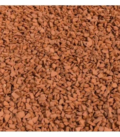 RACINE - Paillage minéral décoratif en brique pilée 10/25mm, sac de 20 litres - kom36