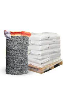 RACINE - Paillage minéral gravier marbre noir 6-14mm, 10 filets de 20 kg - f-pai066-10x20